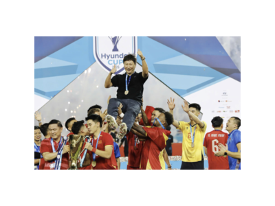 김상식 감독 베트남 축구 왕 됐다