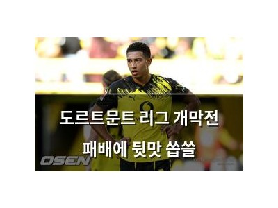 도르트문트 리그 개막전 패배에 뒷맛 씁쓸