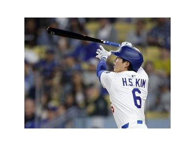 김혜성 빅리그 첫 볼넷 기록하며 3출루 성공