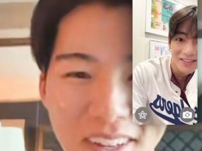 김혜성 BTS 뷔와 영상 통화로 인사해 화제