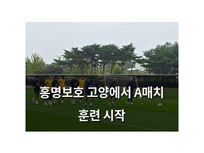 홍명보호 고양에서 A매치 훈련 시작