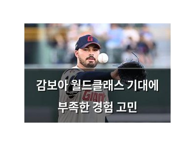 감보아 월드클래스 기대에 부족한 경험 고민