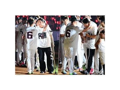 박경수 은퇴식에 황재균도 등장했지만 뜻밖의 이슈 발생