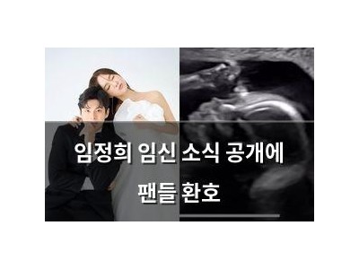 임정희 임신 소식 공개에 팬들 환호